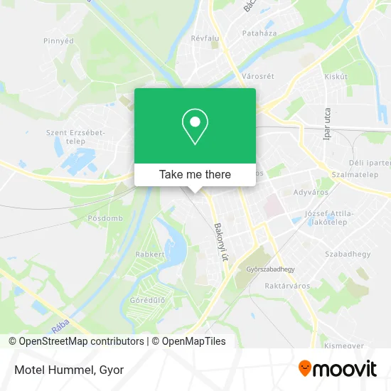 Motel Hummel map