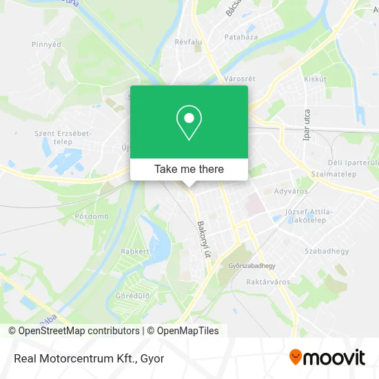 Real Motorcentrum Kft. map
