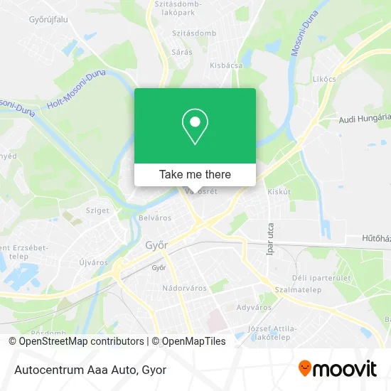 Autocentrum Aaa Auto map