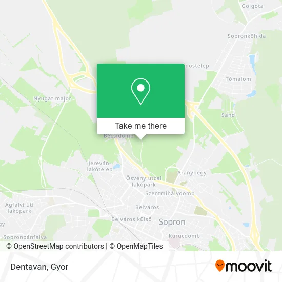 Dentavan map