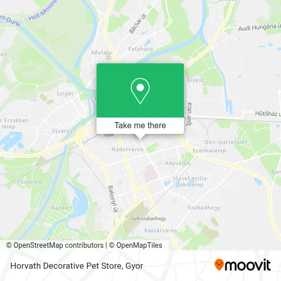 Horvath Decorative Pet Store map