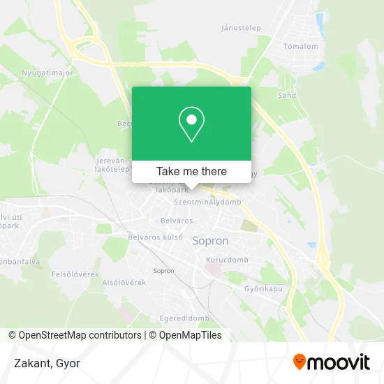 Zakant map