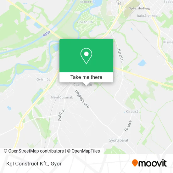 Kgl Construct Kft. map