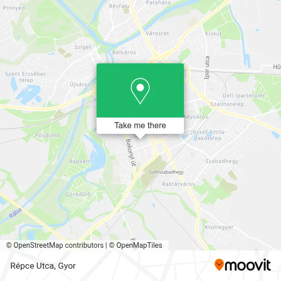 Répce Utca map