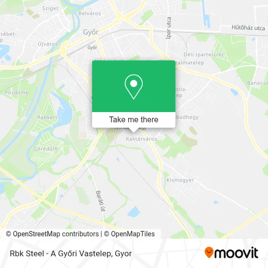 Rbk Steel - A Győri Vastelep map