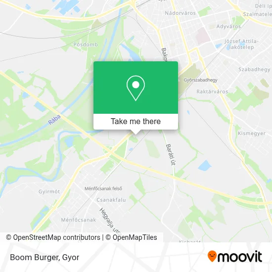 Boom Burger map