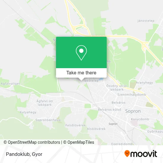 Pandoklub map