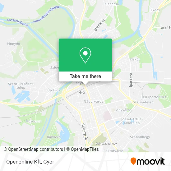 Openonline Kft map