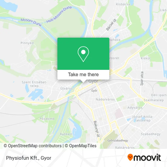 Physiofun Kft. map