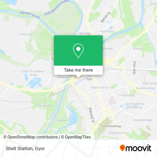 Shell Station map