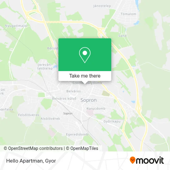 Hello Apartman map