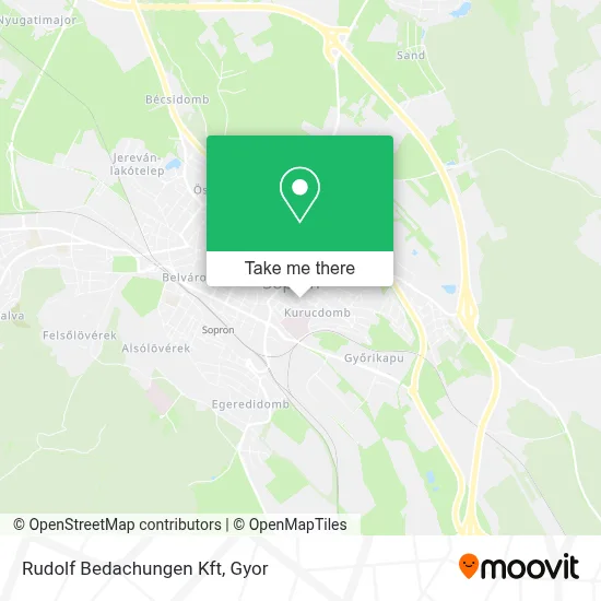 Rudolf Bedachungen Kft map