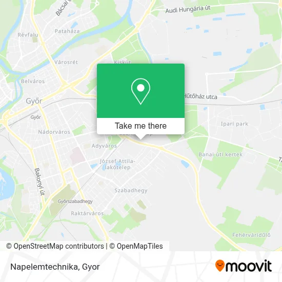 Napelemtechnika map