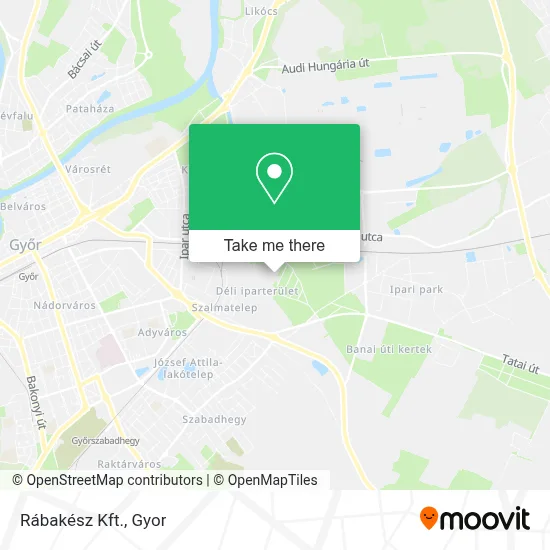 Rábakész Kft. map