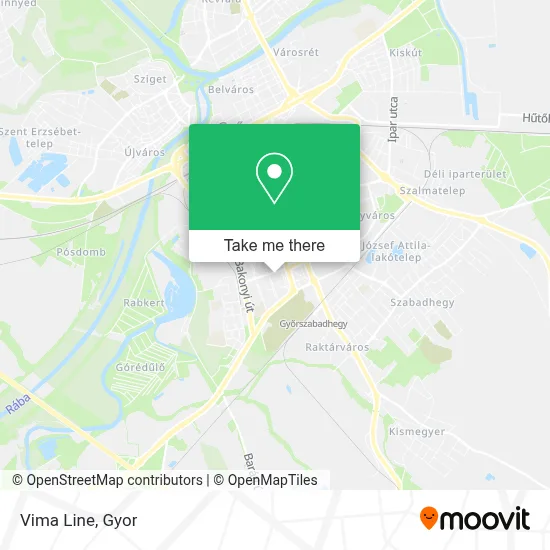 Vima Line map