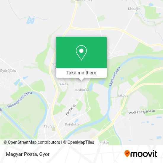 Magyar Posta map