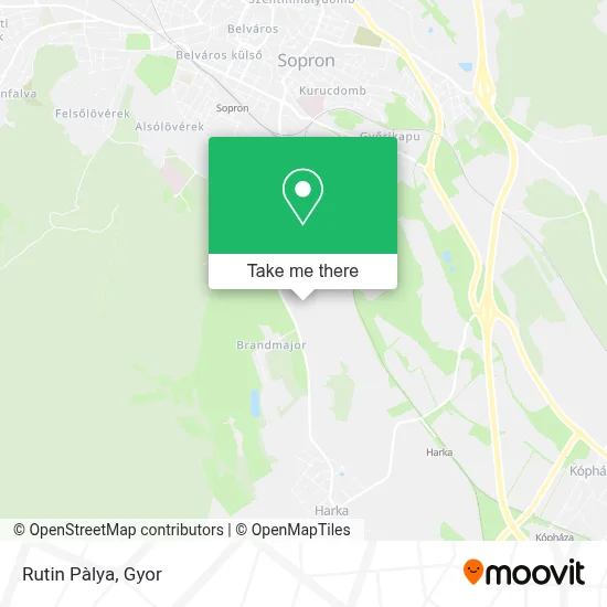 Rutin Pàlya map