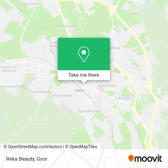 Réka Beauty map