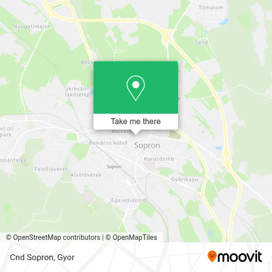 Cnd Sopron map