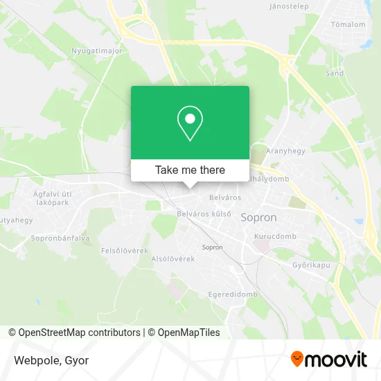 Webpole map