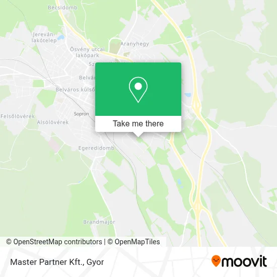 Master Partner Kft. map