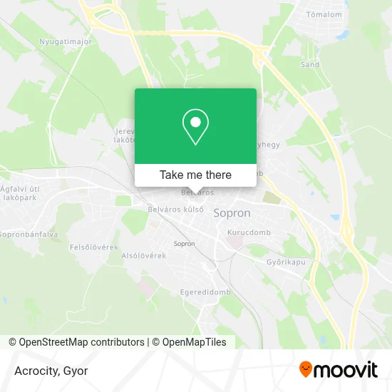 Acrocity map