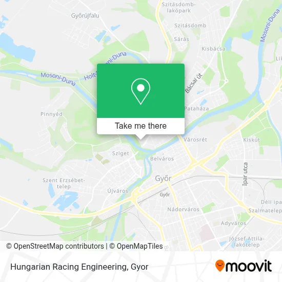 Hungarian Racing Engineering map