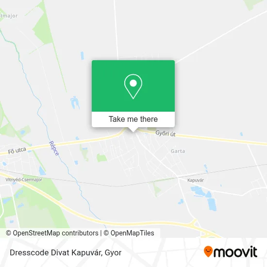 Dresscode Divat Kapuvár map