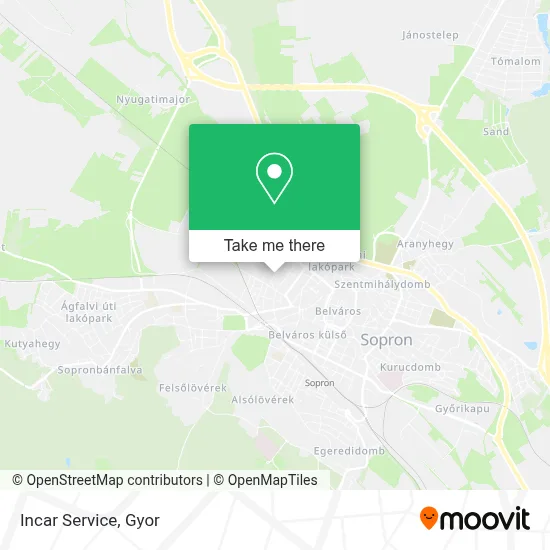 Incar Service map