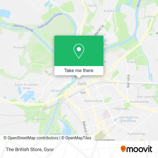 The British Store map