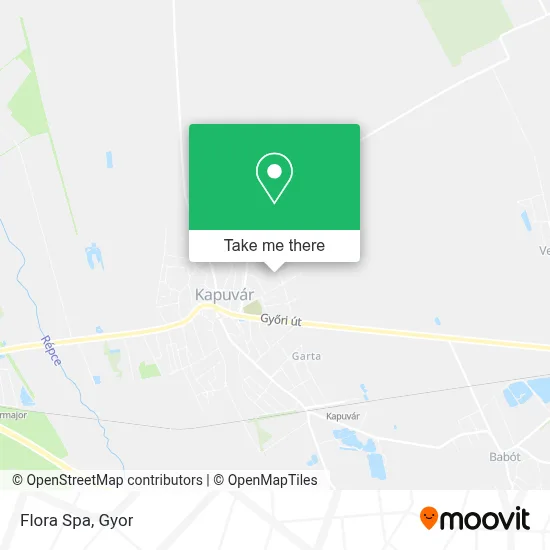 Flora Spa map
