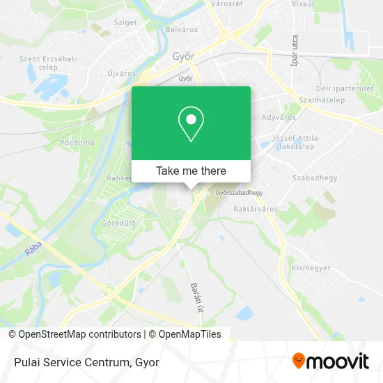 Pulai Service Centrum map