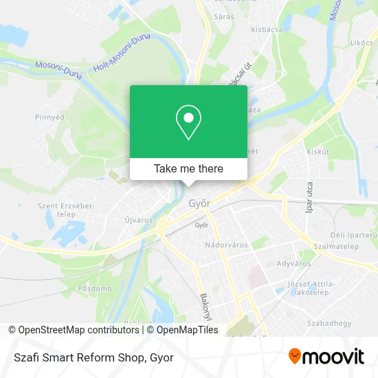 Szafi Smart Reform Shop map