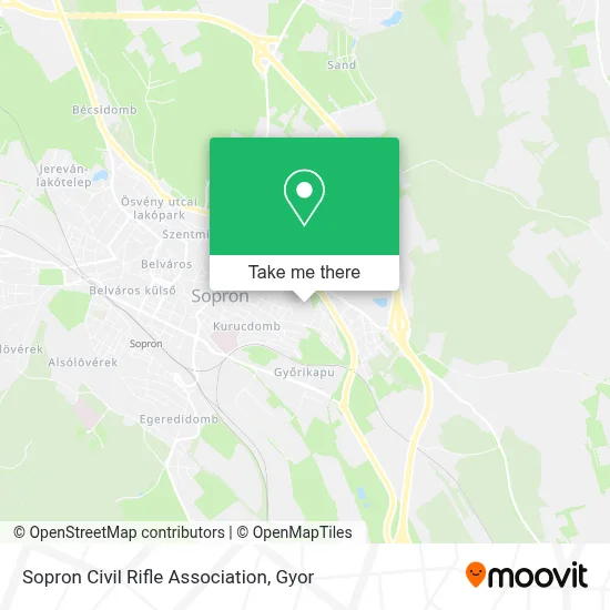 Sopron Civil Rifle Association map