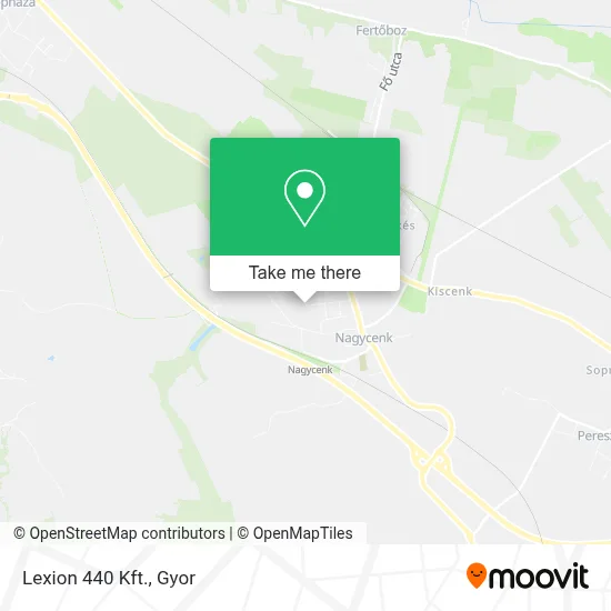 Lexion 440 Kft. map