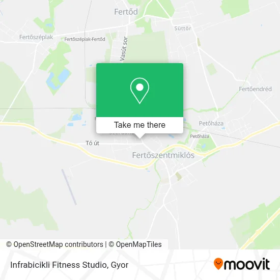 Infrabicikli Fitness Studio map
