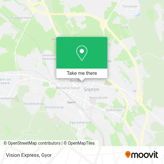 Vision Express map