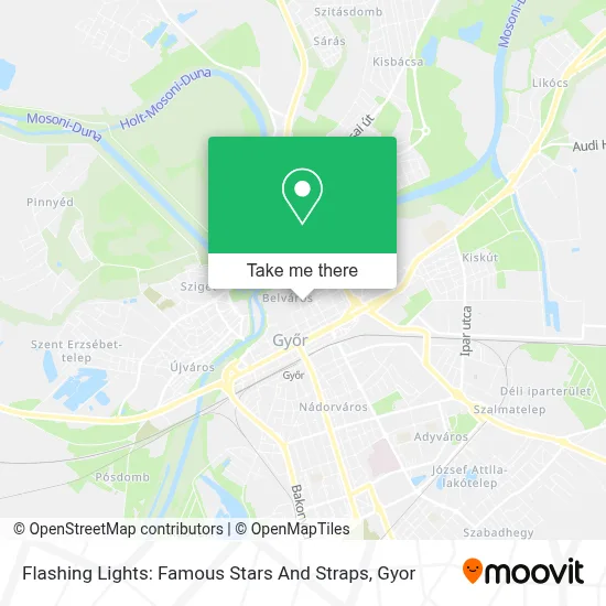 Flashing Lights: Famous Stars And Straps map