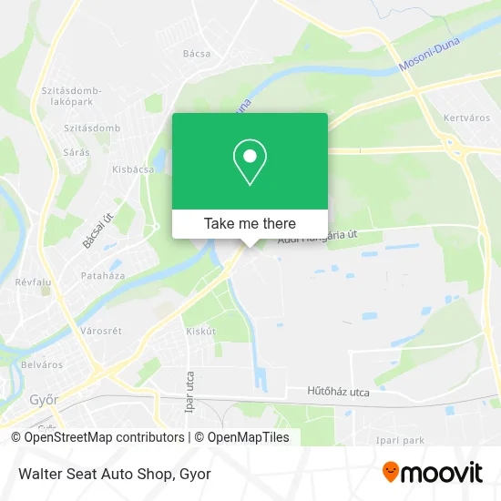 Walter Seat Auto Shop map