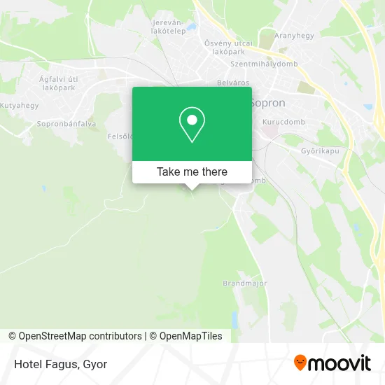 Hotel Fagus map