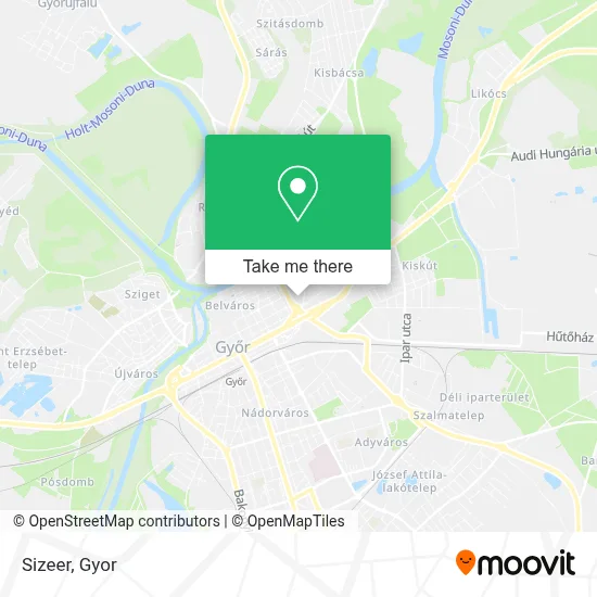 Sizeer map