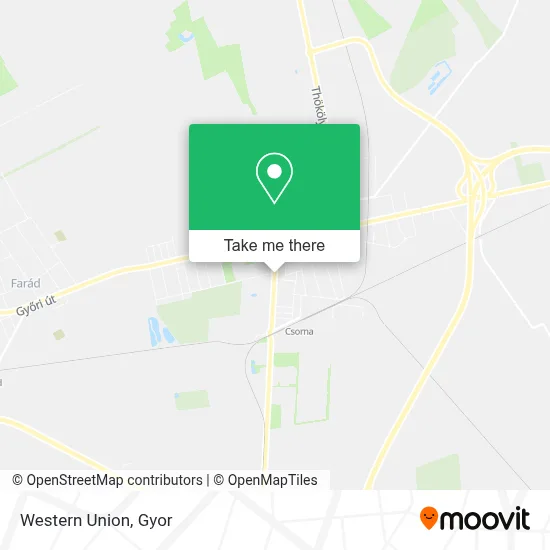 Western Union map