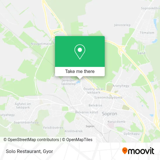 Solo Restaurant map