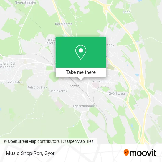 Music Shop-Ron map