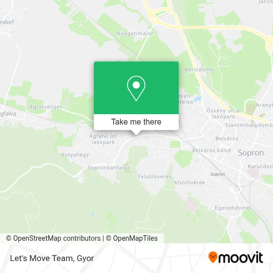 Let's Move Team map