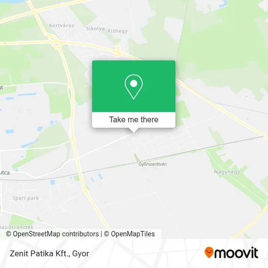 Zenit Patika Kft. map
