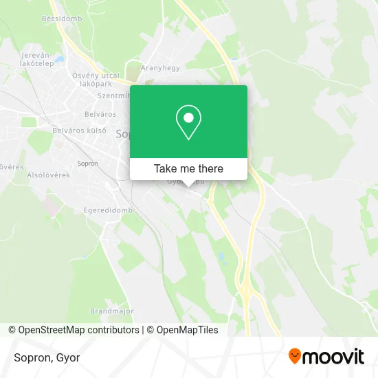 Sopron map