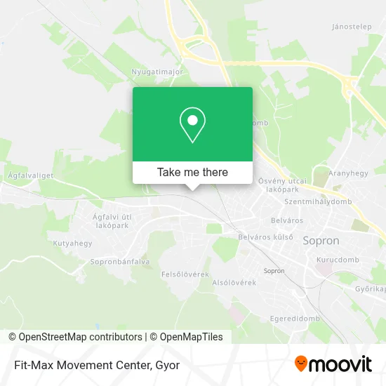 Fit-Max Movement Center map