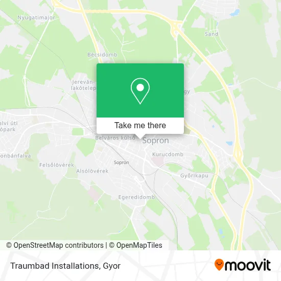 Traumbad Installations map