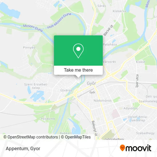 Appentum map
